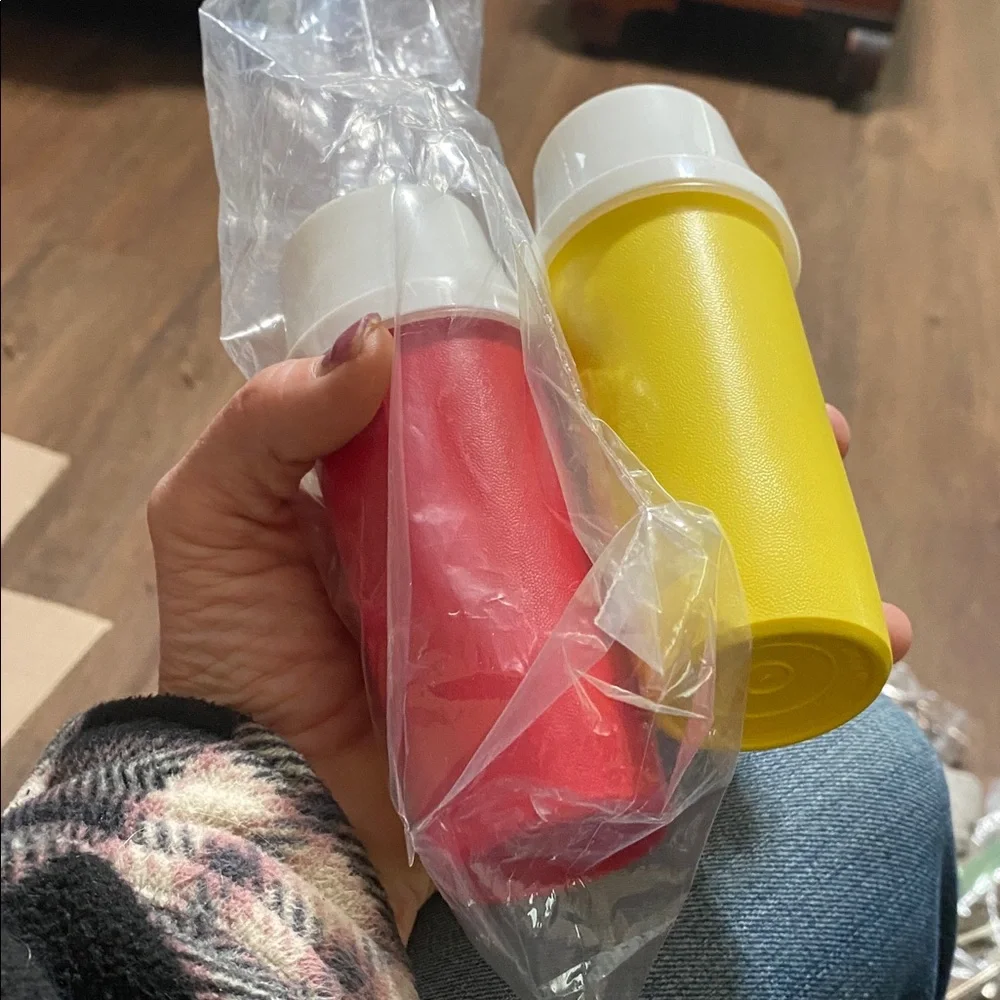 New old stock Tupperware dispensers!